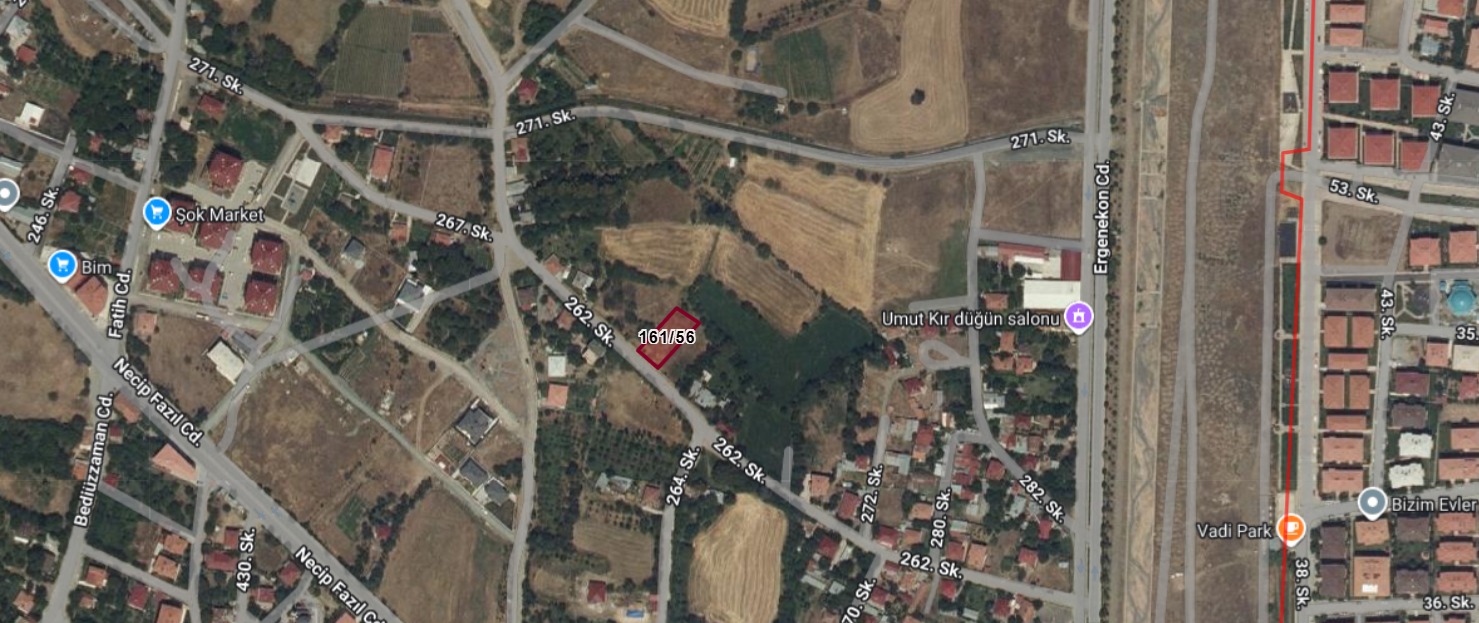 MABEL'DEN KAVAKYOLU'NDA 3 KAT İMARLI 872,96 M2 SATILIK ARSA